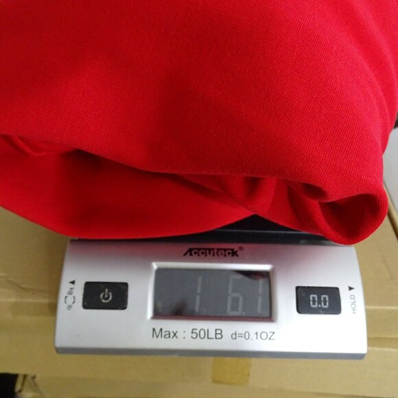 Dear Scarlett Women Red Open Front Blazer Jacket Size 3X Pockets 3/4 Sleeve - Picture 11 of 11